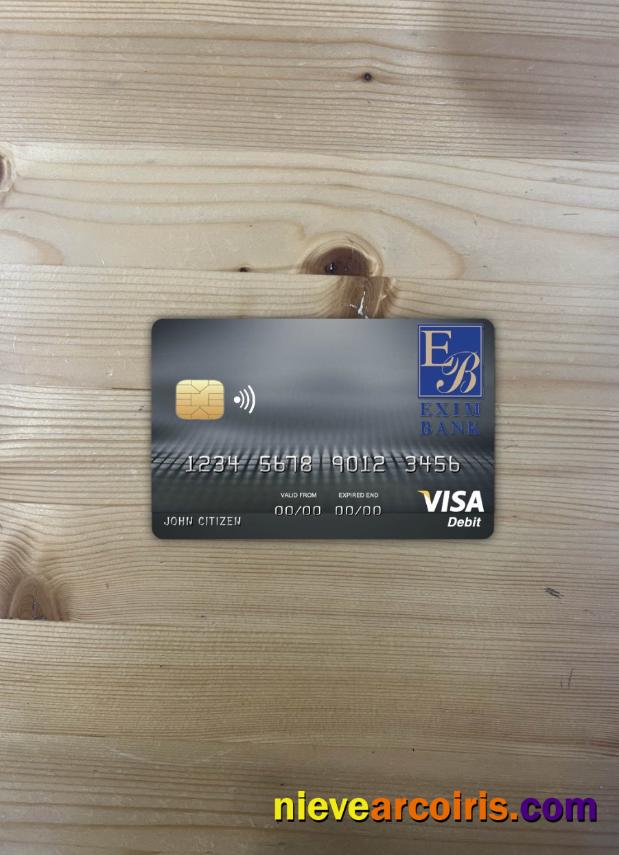 Comoros Exim bank visa card photolook